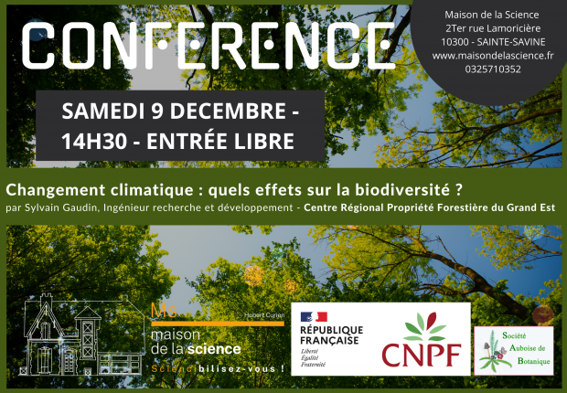 Conférence - Changement climatique (9/12/2023)