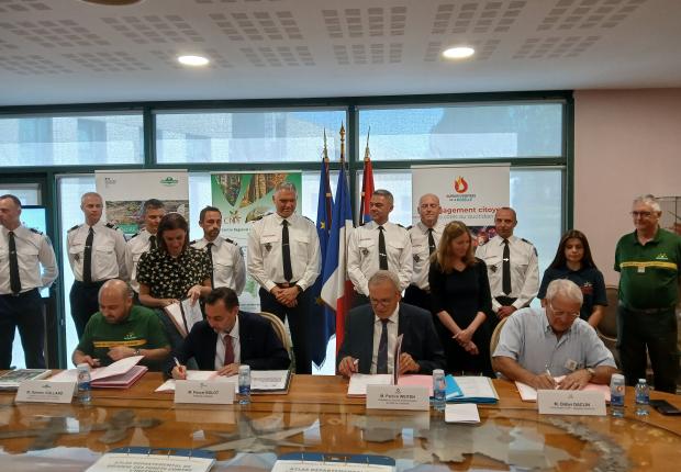 Signature Partenariat SDIS57-CNPF GE
