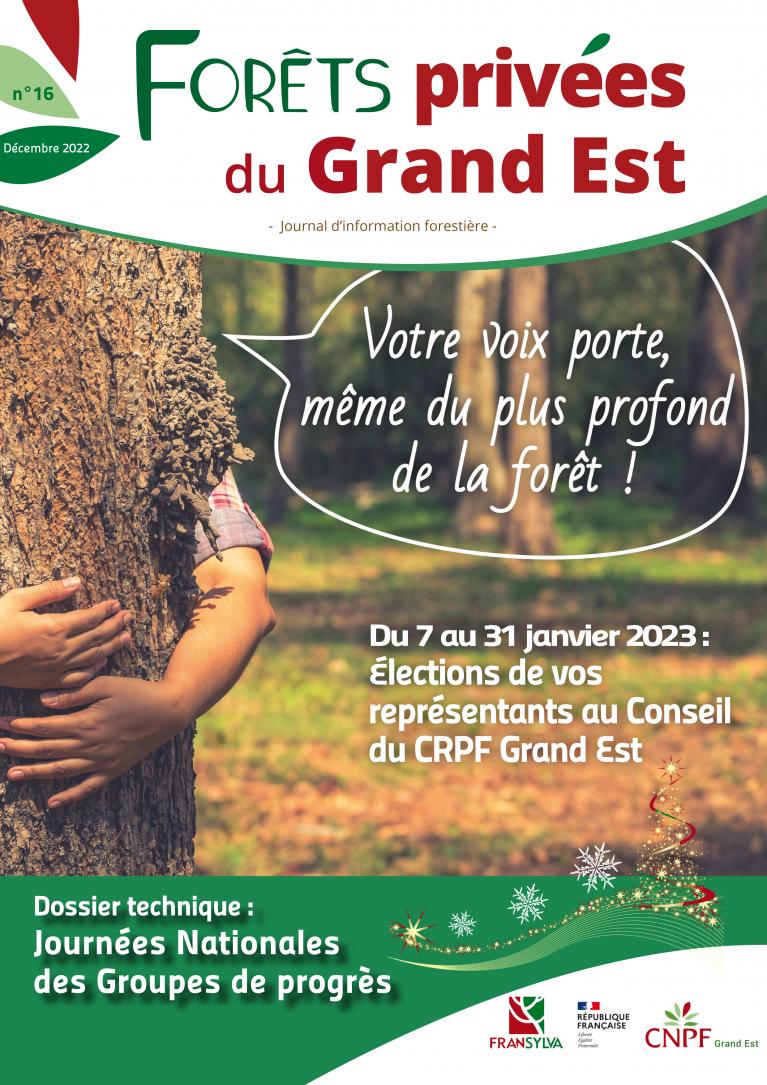 Forêts Privées du Grand Est n° 16 - Décembre 2022