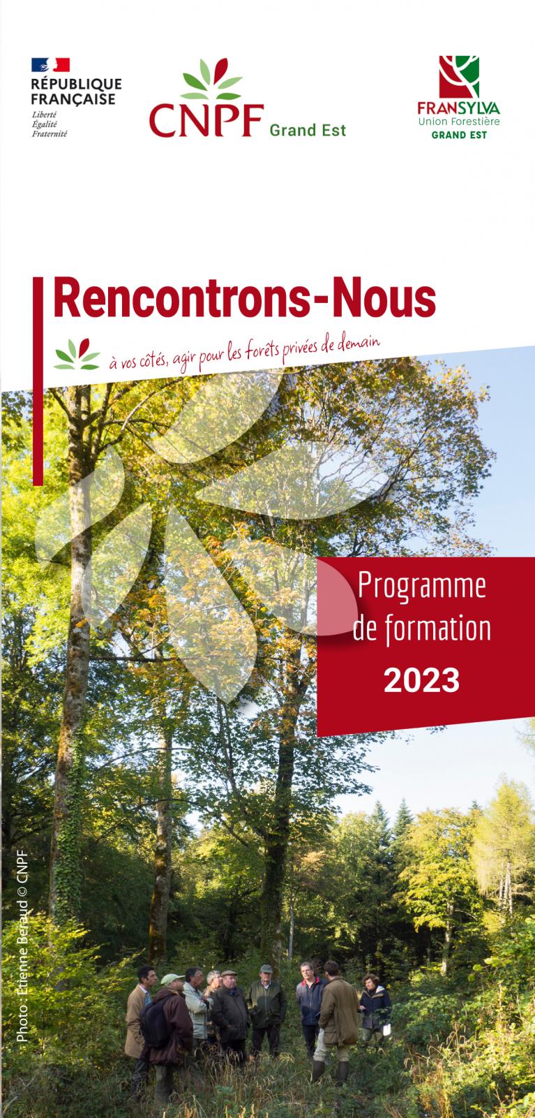 Réunions et formations forestières pour 2023