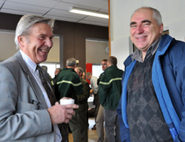 Claude BERTHÉLÉMY, Président du GEDEFOR 55 et Richard PETIT, Directeur